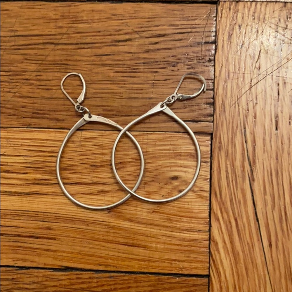 Silver hoops